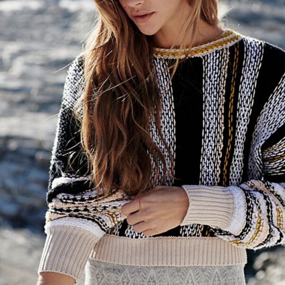 Free People Show Me Love Pullover Sweater